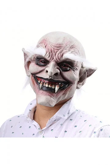 Scary Adult Vampire Duivel Latex Mask For Halloween Cosplay Party-elleschic