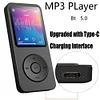 MP3 MP4 Player Bluetooth-Compatible5.0 Music Player Student Walkman Gift for Kid
