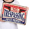 Warning - Vintage Metal Signs(12*16Inch) - Warning