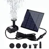 1.4W Solar Adjustable Fountain Pump with 7 Nozzles Solar Panel Kit for Bird Bath