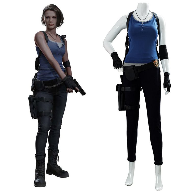 Jill Valentine Resident Evil 3: Remake Outfit Cosplay Costume