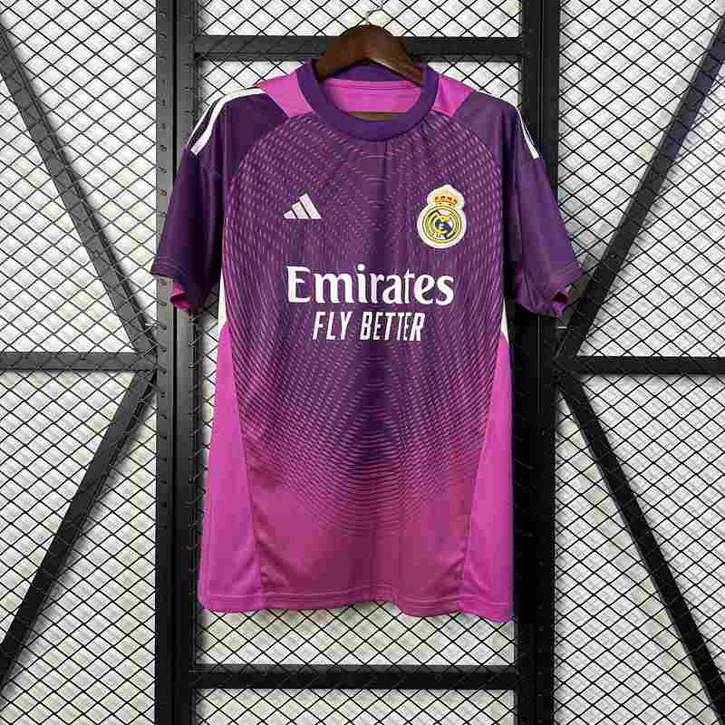 25/26 Real Madrid Goalkeeper Purple Soccer Jersey