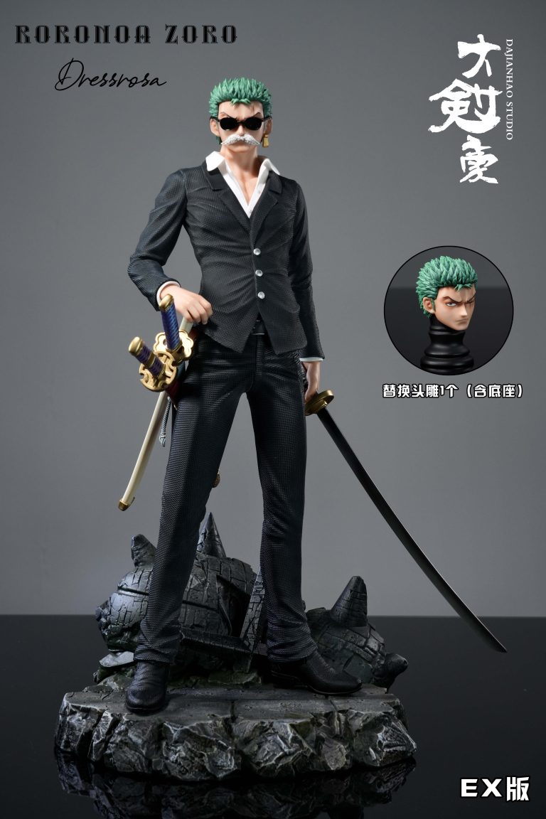 IN-STOCK DA JIAN HAO Studio - One Piece Dressrosa Zoro Statue(GK)-