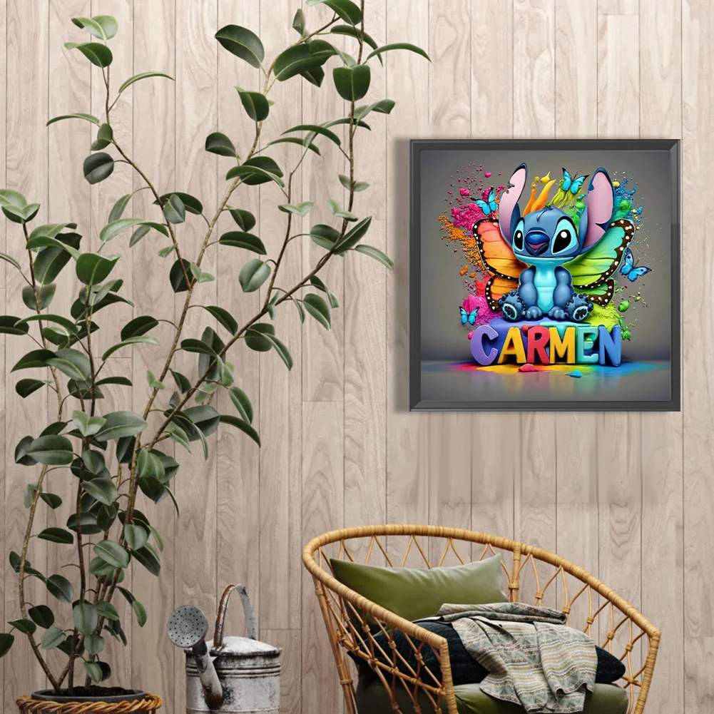 Full Round Diamond Painting 40*40cm - Butterfly Stitch