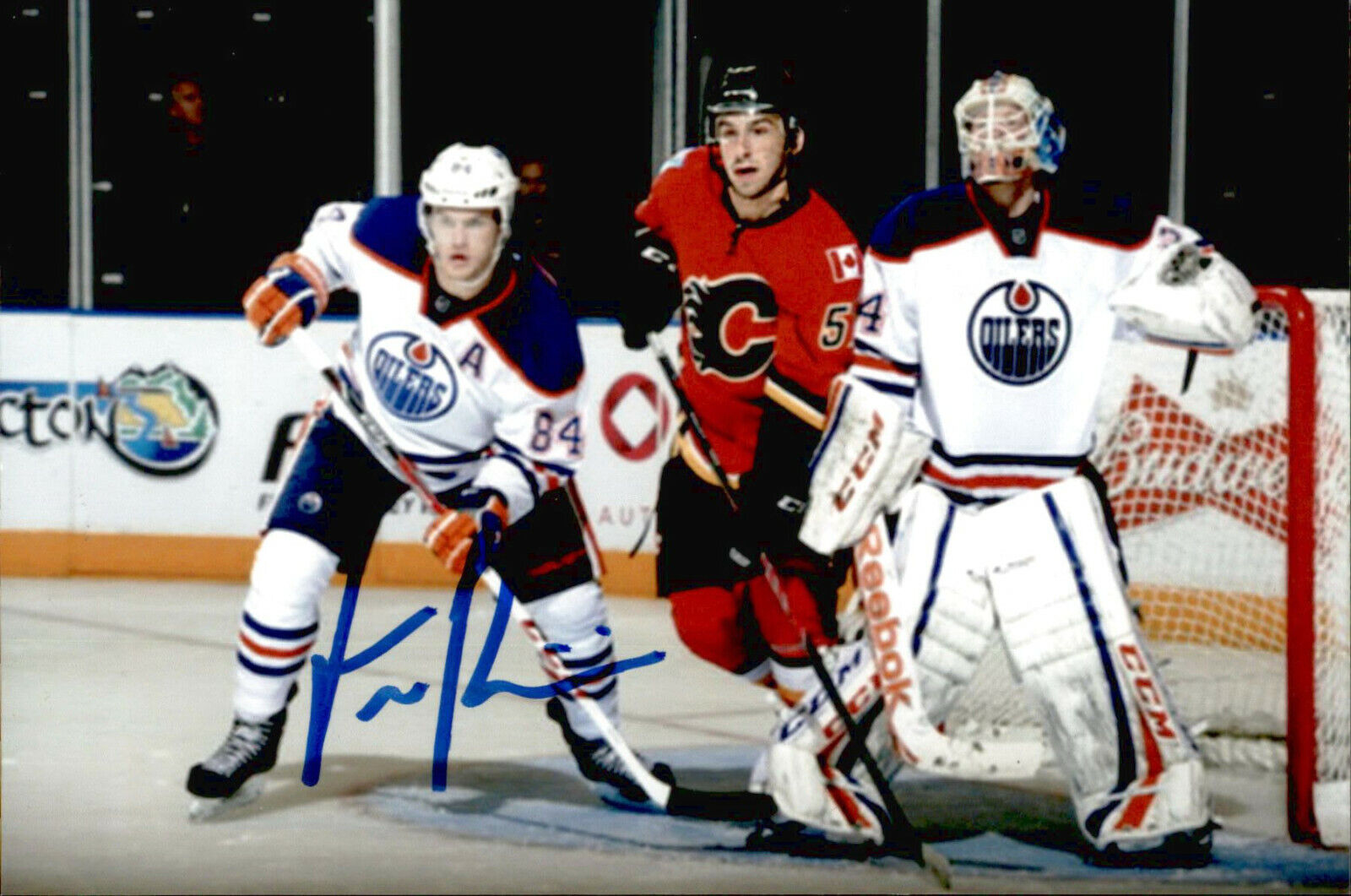 Emile Poirier SIGNED autographed 4x6 Photo Poster painting CALGARY FLAMES #4