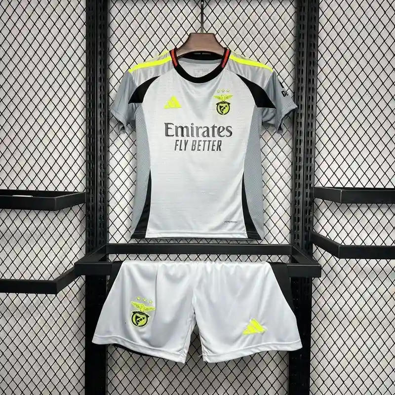 24/25 Kids Benfica Soccer Jersey Second Away