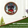 Cat DIY Diamond Painting Hanging Pendants Acrylic Crafts Kit for Home Wall Decor
