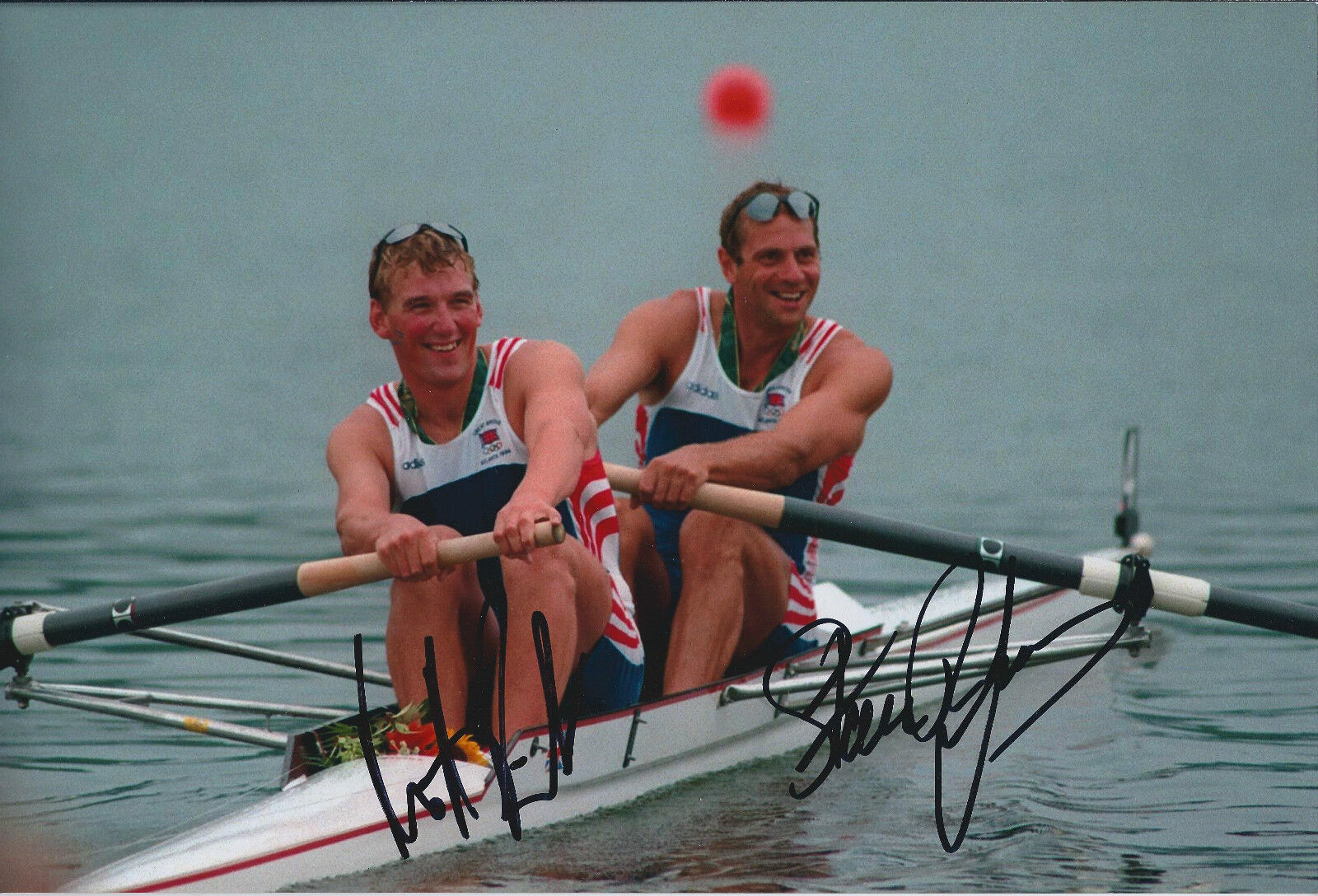 Steve REDGRAVE & Matthew PINSENT Signed Photo Poster painting Autograph AFTAL COA Rowing Legends