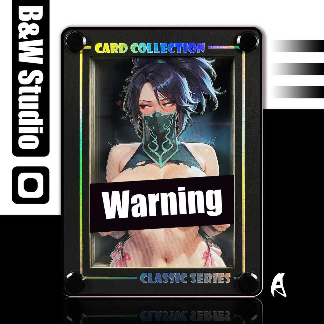 B&W Studio - Akali Mini AI Creator Series Desktop Decor Card #12 League of Legends-