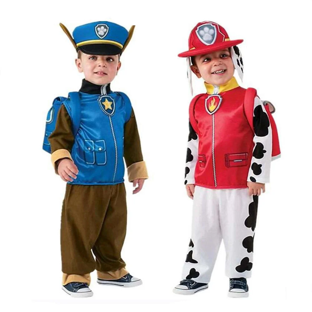 Paw Patrol Cosplay Costume For Kids Halloween Party – Marshall Chase Skye Cosplay Costume、、sdecorshop