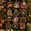 12pcs Christmas-11CT Stamped Cross Stitch 36*52cm tapestrymarket
