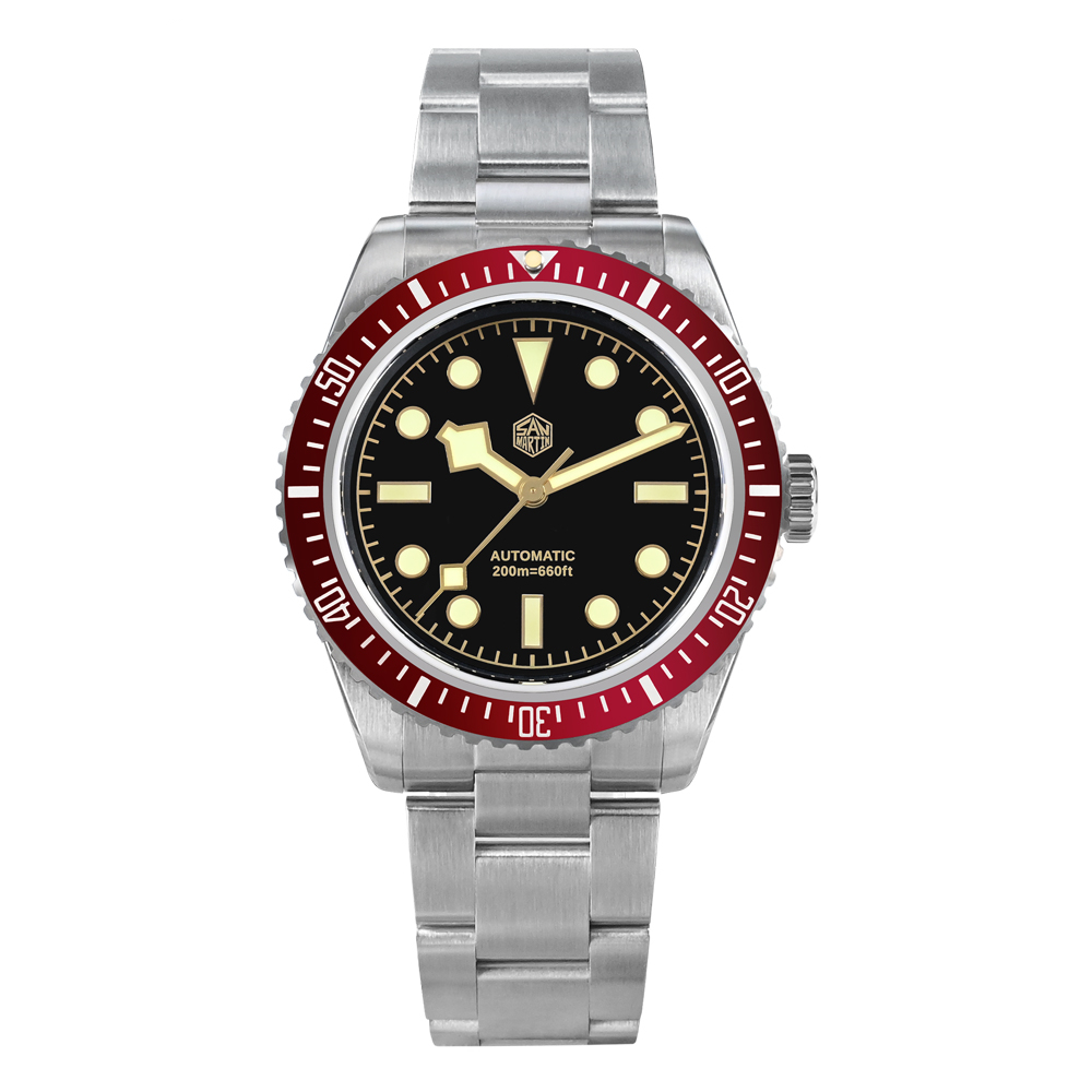 Watchdives x San Martin Aluminum Bezel BB58 Retro Watch SN004 San Martin Watch san martin watchSan Martin Watch
