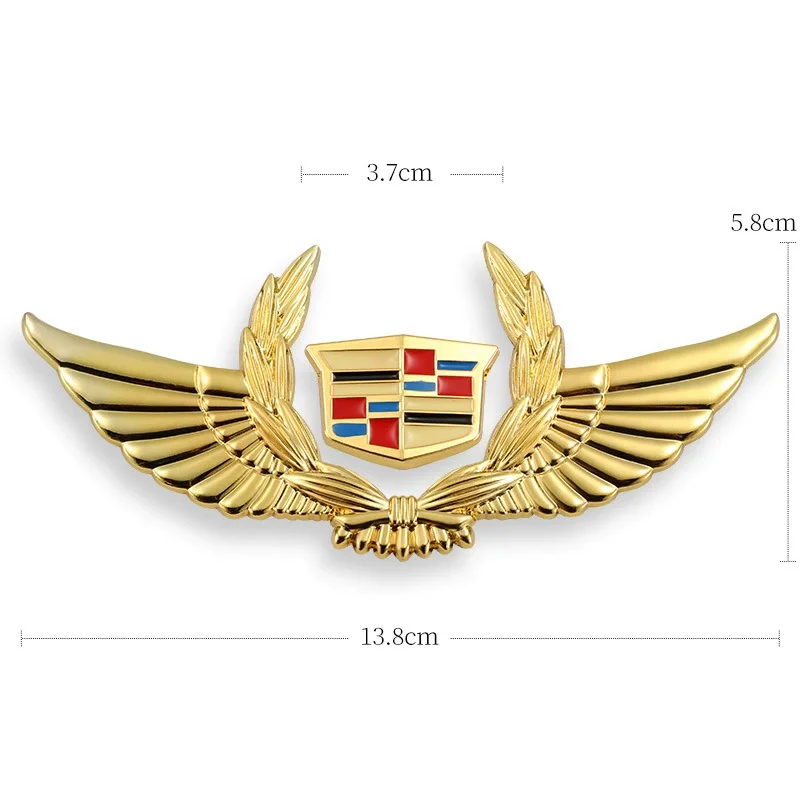 3D car metal badge decorative side label (customized car logo)