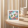 5D DIY Partial Special Shaped Drill Hummingbird Diamond Painting With Frame Kit19.2x19.2cm