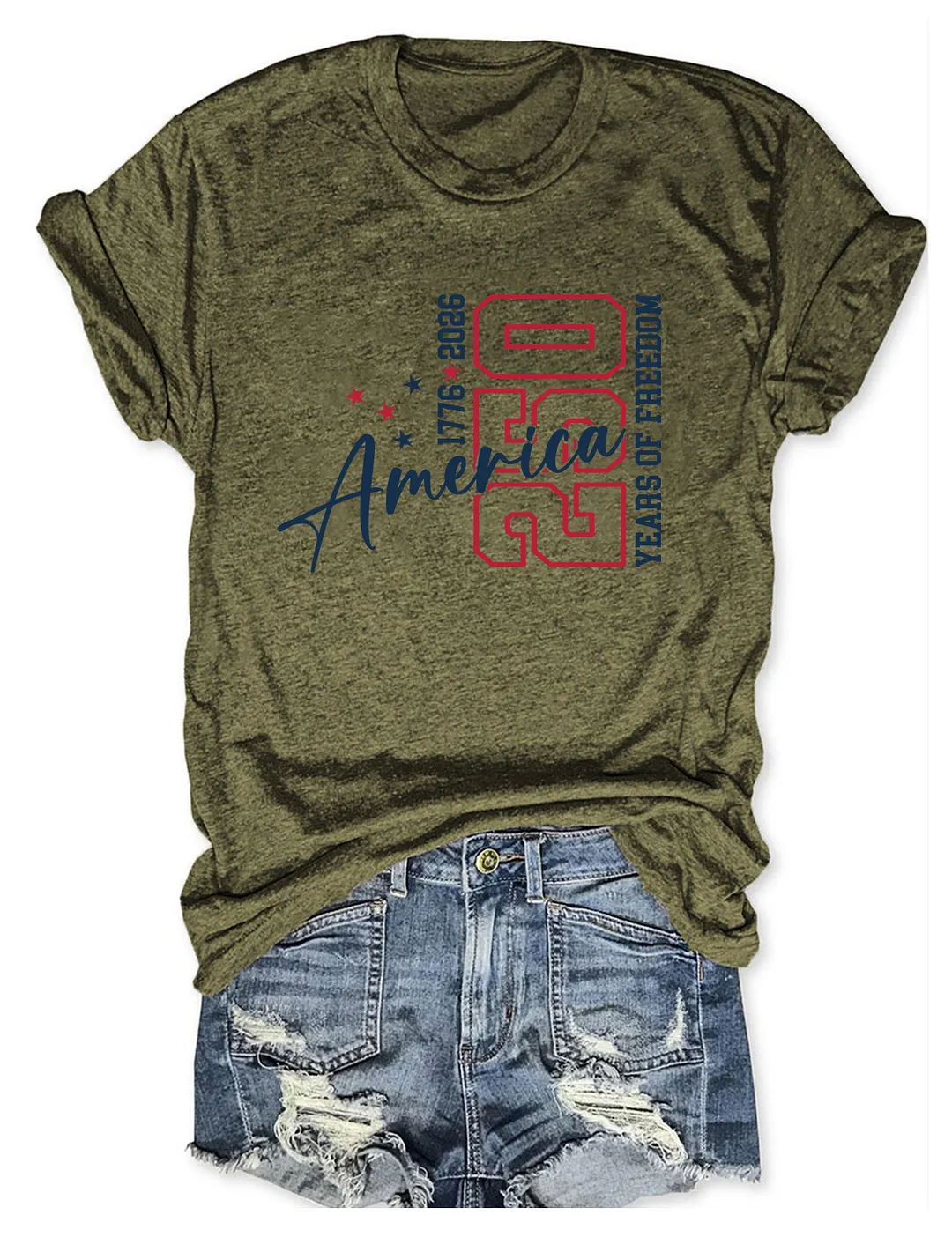250 Years Of Freedom America 1776-2026 T-shirt