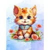 Diamond Painting -DIY Round Drill Cat