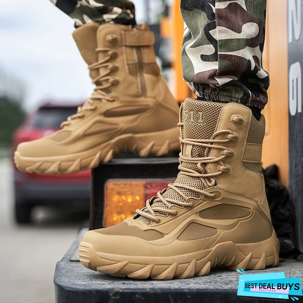 Men's High Martin Boots Ultralight Tooling Outdoor Men's Boots