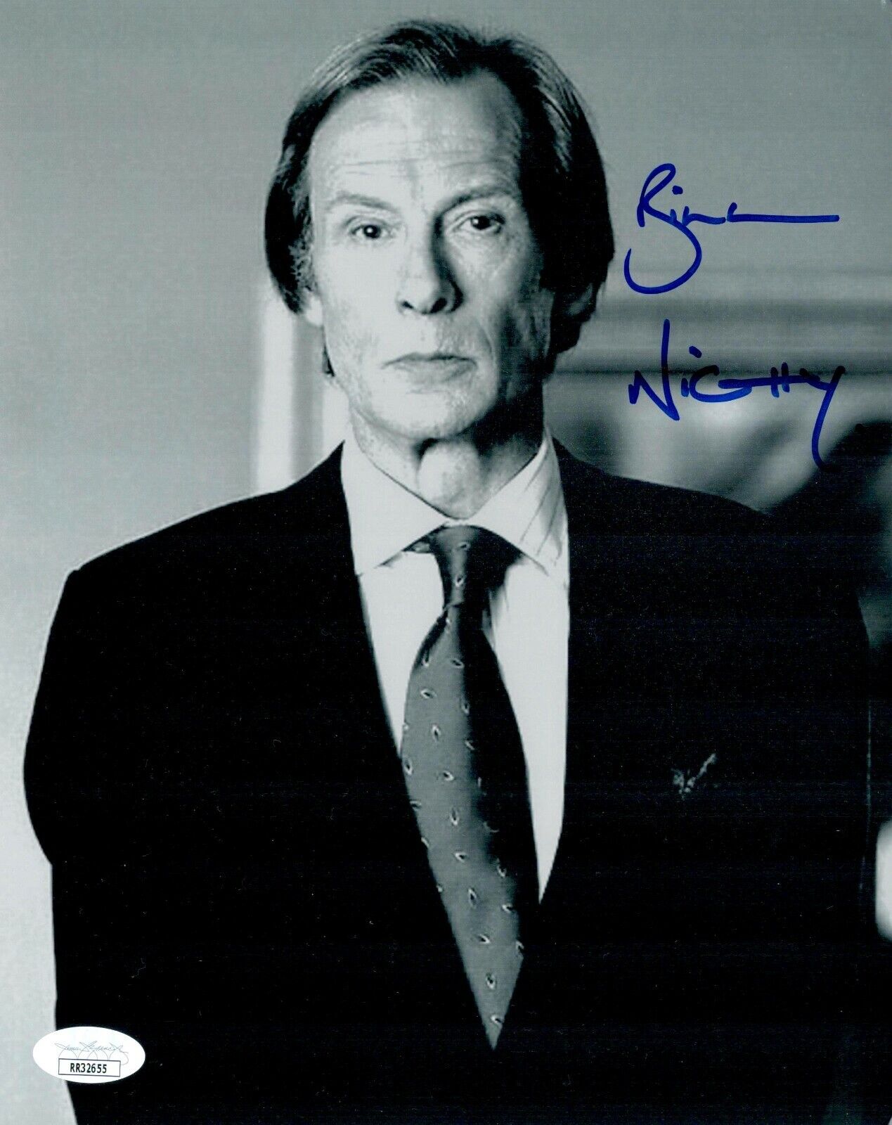 BILL NIGHY Signed 8x10 Photo Poster painting DAVY JONES Pirates of the Caribbean JSA COA Cert