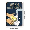 Wash Your Hand - Metal Tin Signs(8*12Inch/12*16Inch)