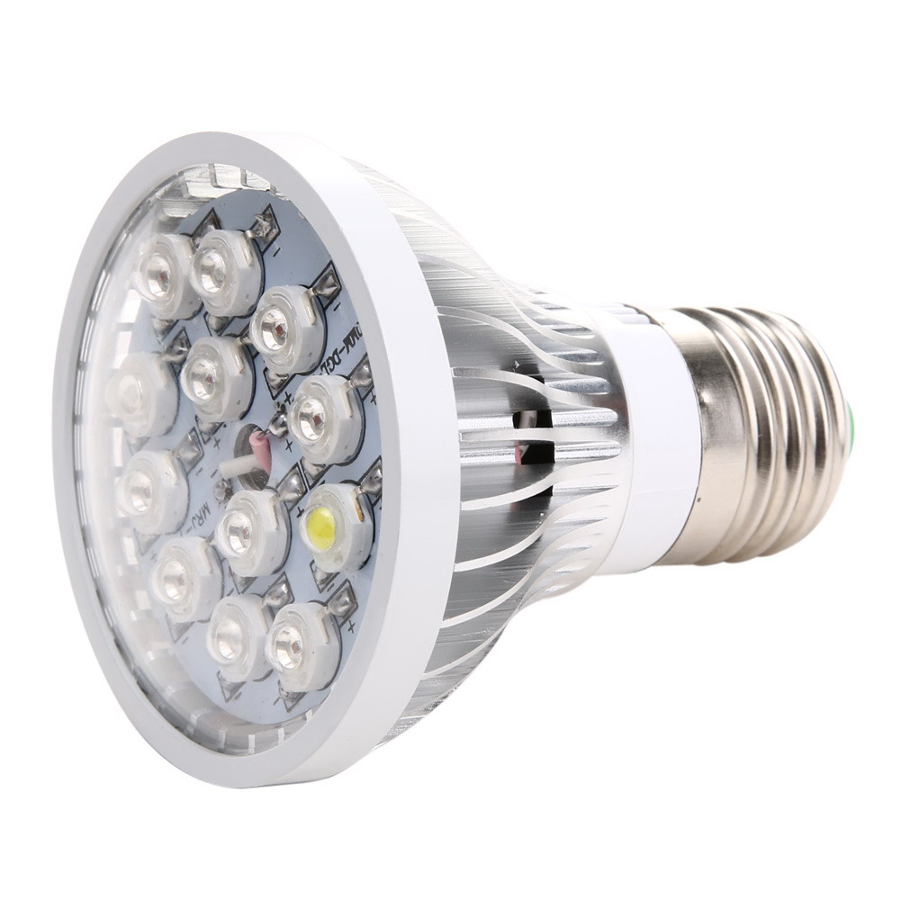 

Full Spectrum E27 AC85 to 265V 24W 12 Beads Grow Plant Short Light, 501 Original