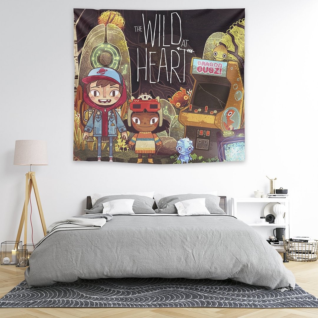 The Wild at Heart Tapestry Wall Hanging Bedroom Living Room Decoration
