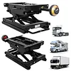 [US Local Warehouse] Seat Damping Base with Front Handle Mechanical Suspension Base for RV Trucks
