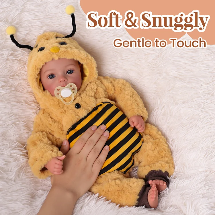 Babeside Smiling Reborn Baby Fido&nbsp;17" Poseable & Structured Newborn Healing of the Heart
