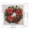 Diamond Painting -5D Full Square Drill Xmas Wreath(45x45cm)