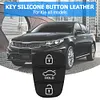3 Buttons Rubber Pad for Flip Remote Car Key Shell (w/ Letter)