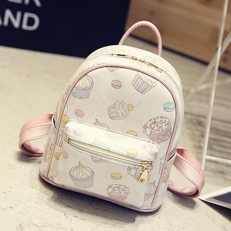 Pink/White Sweet Cupcake Backpack SP1710195