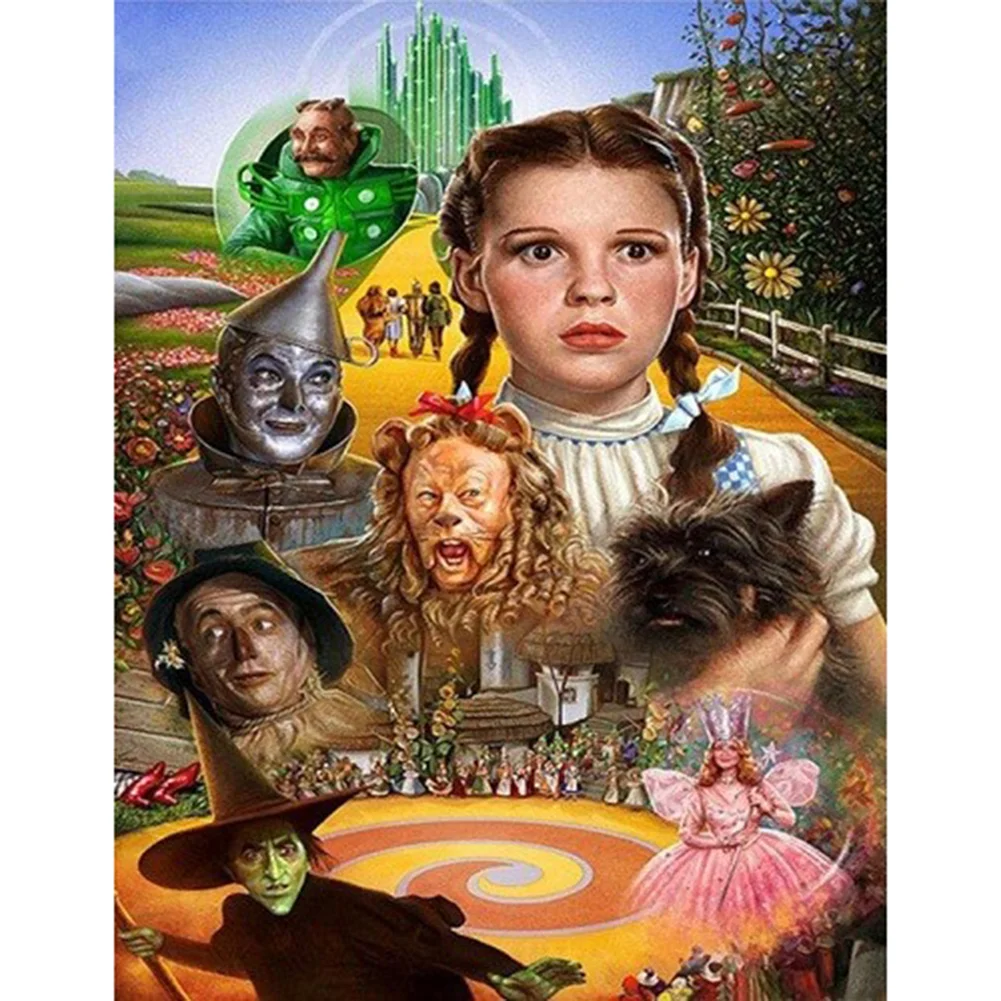 Big Size Round Diamond Painting - The Wizard of Oz (50*40cm)