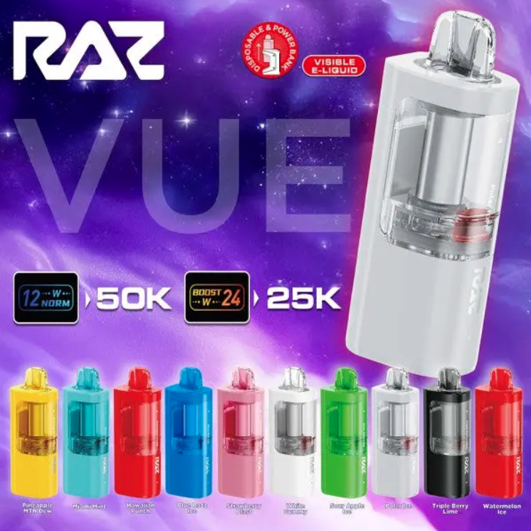 RAZ VUE 50K Disposable Replacement Pod（5%, 13mL, 50000 Puffs）