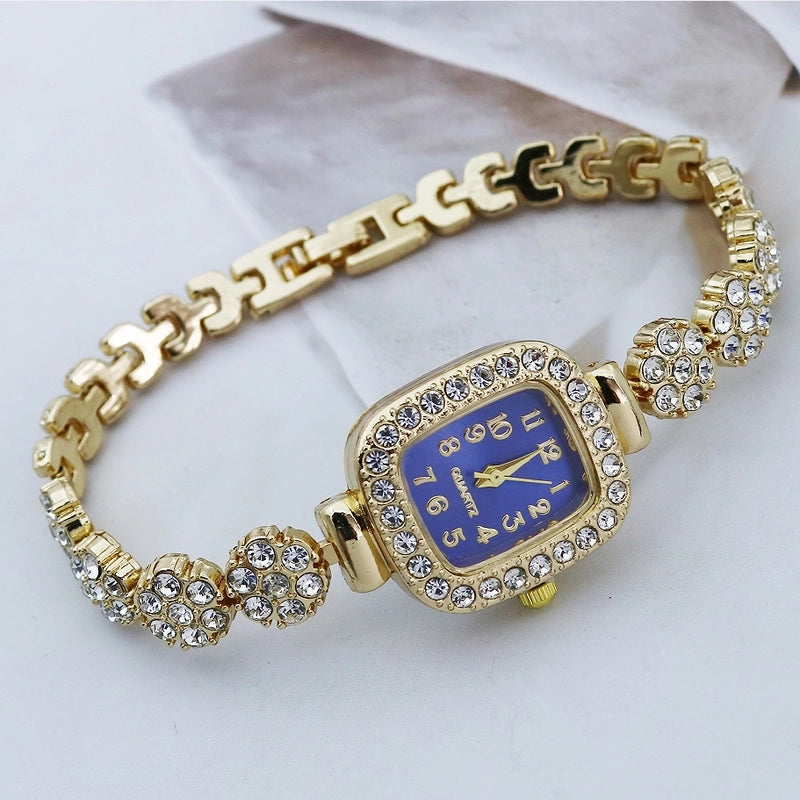 Casual Shiny Flower Jewelry Buckle Quartz Women’s Watches
