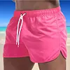 Gioiacombo&trade; Pantaloncini da spiaggia con lettere in tinta unita moda uomo nuovi
