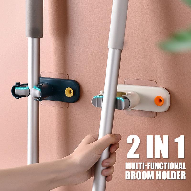 2 In 1 Multi-functional Broom Holder | 168DEAL