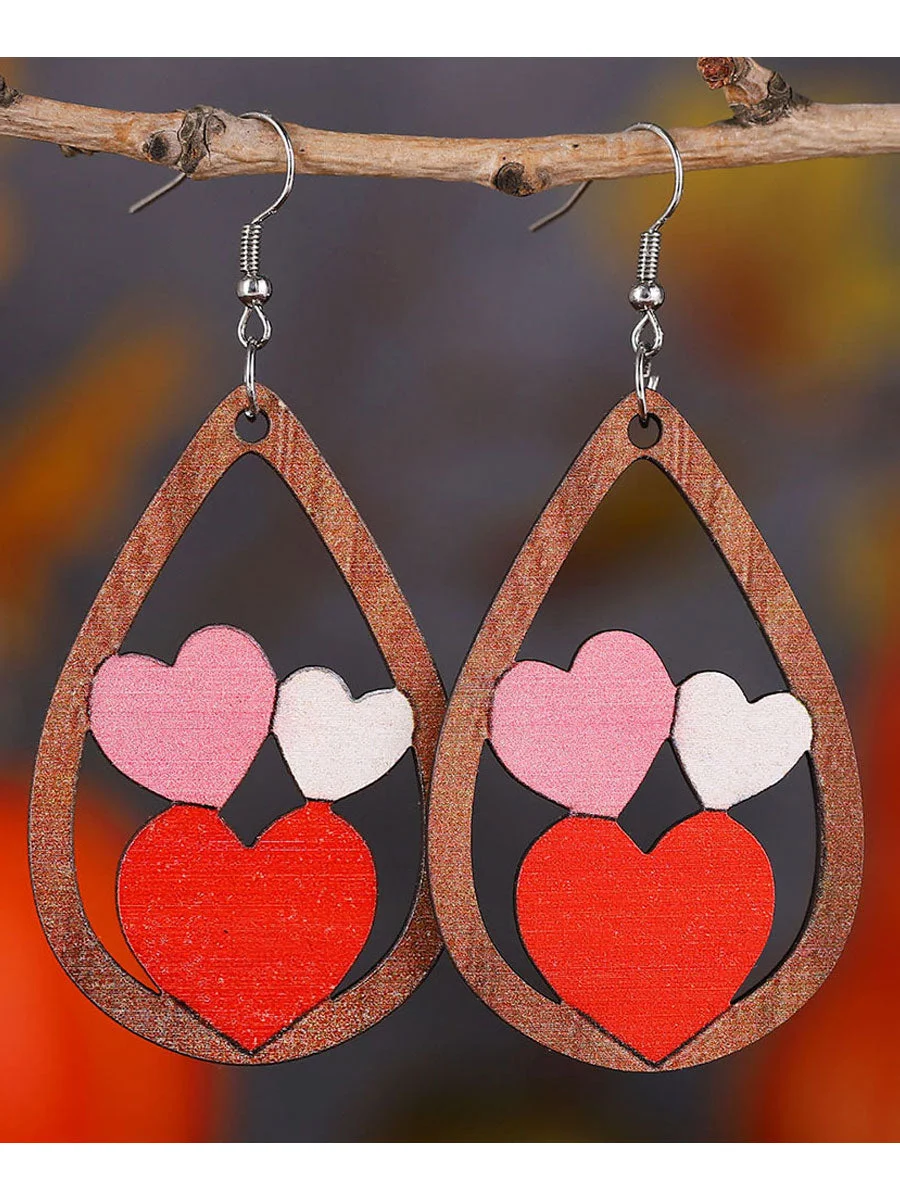 Valentine's Day Heart Earrings