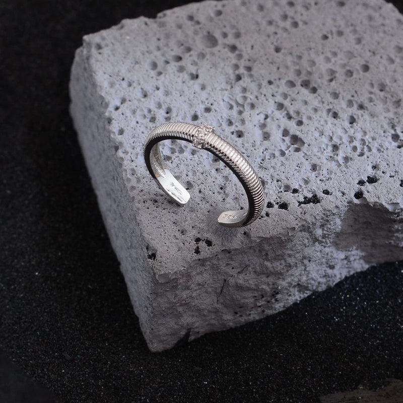 Elegant Hip-Hop Streetwear Geometric Copper Women’s Open Rings