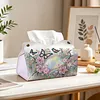 Rainbow Butterfly DIY PULeather Diamond Painting Tissue Box for Adults Beginners Gem Art Painting Napkin Holder for Living Room Bedroom Bathroom Table Decor