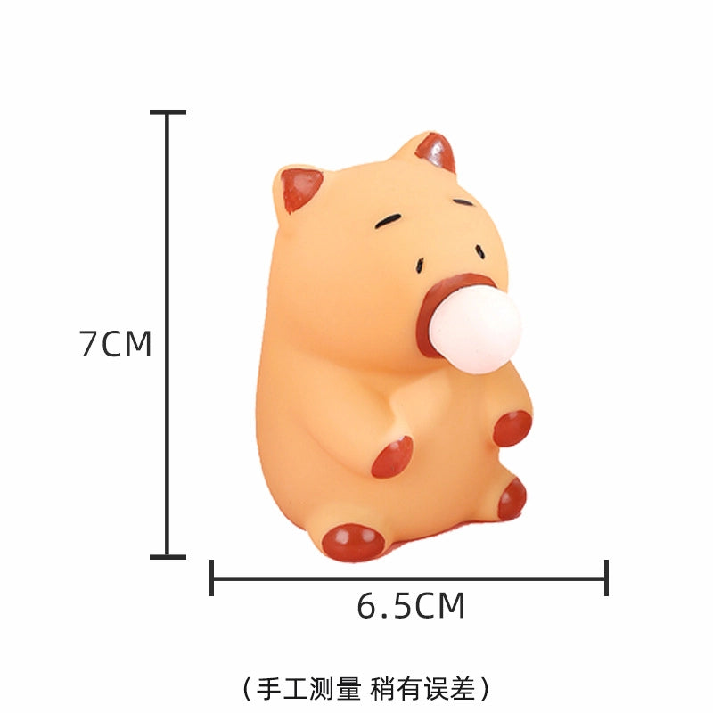 Squishy Toy Christmas Animal Santa Claus Snowman PVC TPR Toys