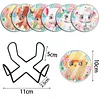[Upgrade]6pcs/set DIY Diamond Painting Waterproof Case Classic Cute Animals Coaster Gift Decor Set