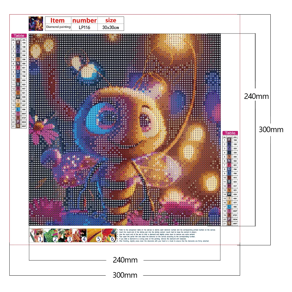 Diamond Painting - Full Round Drill - Bee(Canvas|30*30cm)