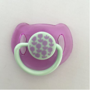  Purple magnetic pacifier - RSDP-Rebornbabypuppen-Rebornbabypuppen.de