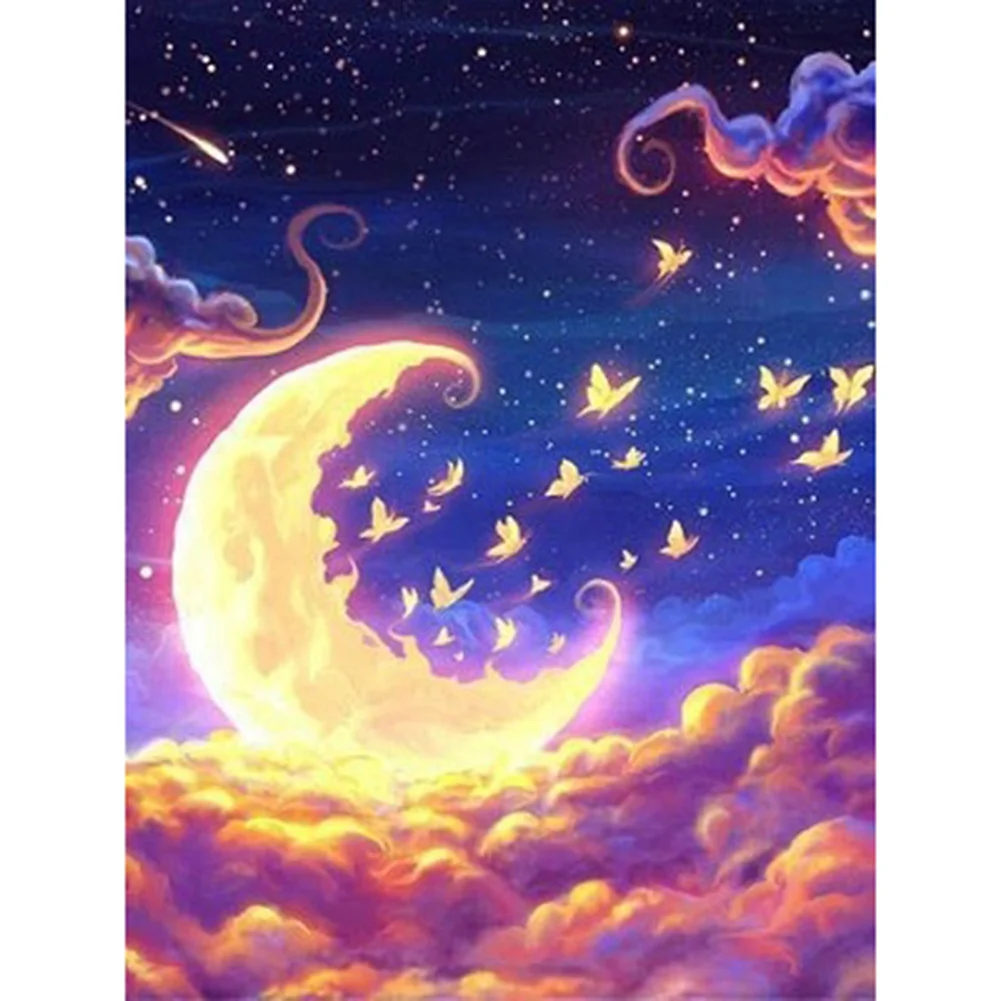 Diamond Painting - Full Round/Square Drill - Moon(30*40 - 50*60cm)