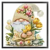 Tulip Gnome-11CT Stamped Cross Stitch 65*65cm/25.59*25.59in(Big Size) tapestrymarket