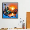 Diamond Painting -DIY Round Drill Statue of Liberty at Sunrise(40x40cm-Box)