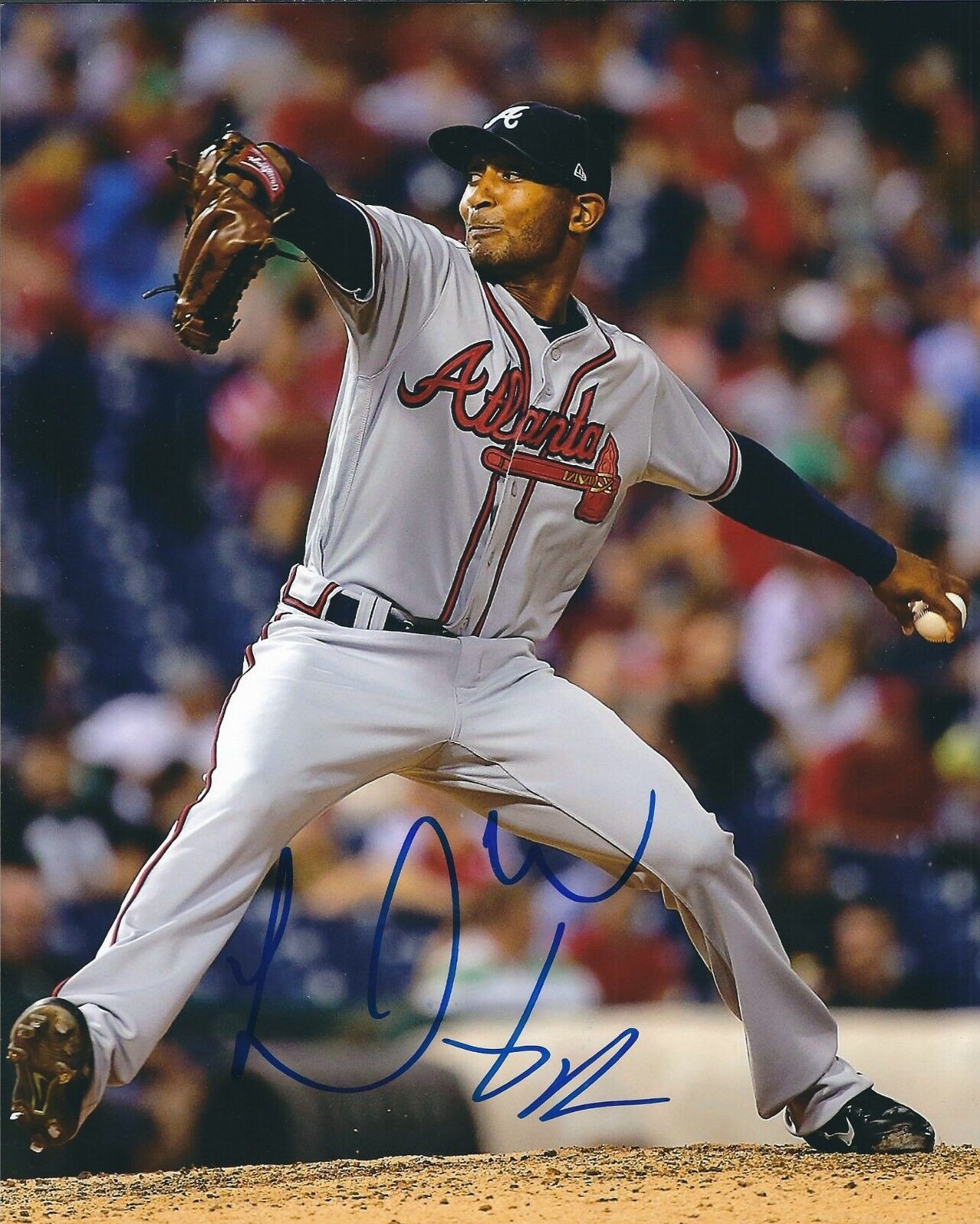 Signed 8x10 SAM MAN Atlanta Braves Autographed Photo Poster painting - COA