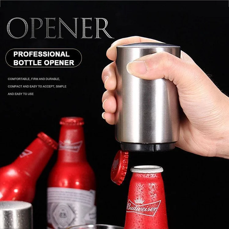(61% OFF)Automatic Stainless Steel Bottle Opener