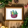 12pcs Potted Plant 5D DIY Square Drill Diamond Painting Kits for Adults Beginners Home Decor Diamonds Paintings Gem Art 5.91x7.09in