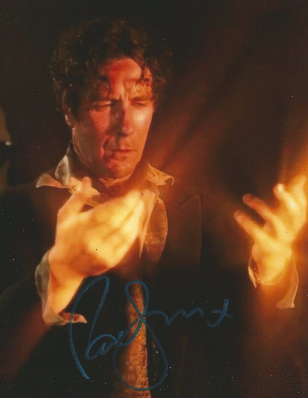 Paul McGann Signed Doctor Who 10x8 Photo Poster painting AFTAL