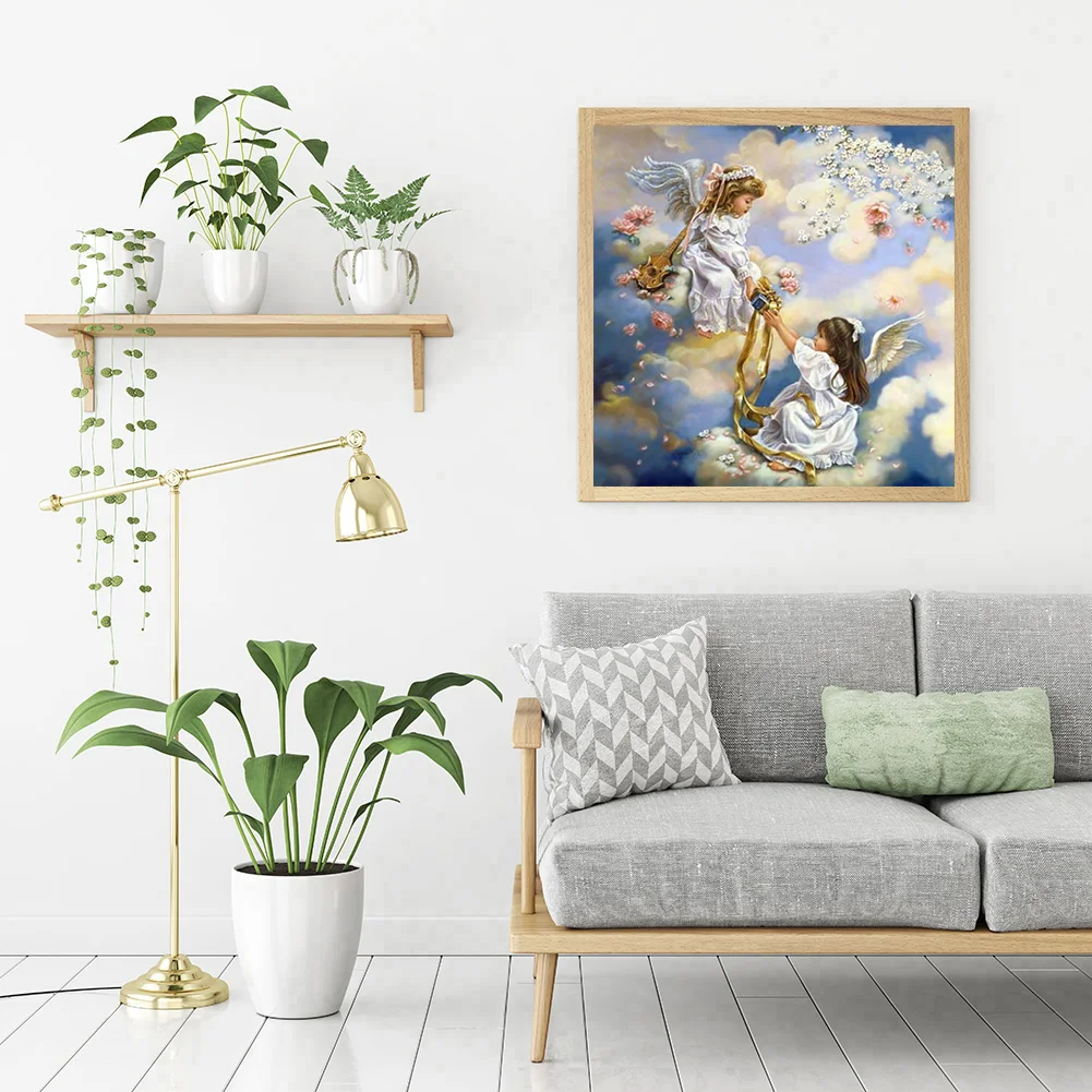 Diamond Painting - Full Round Drill - Little Angel(Canvas|30*30cm)